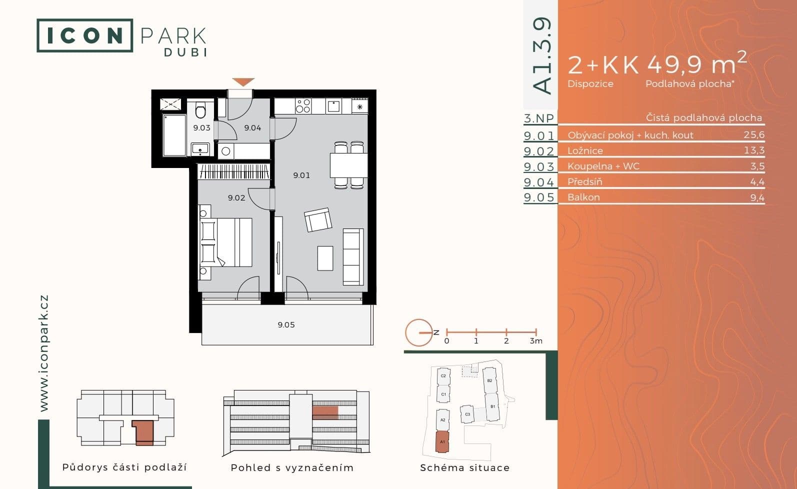 1 bedroom with open-plan kitchen flat to rent, 50 m², Ke křížku, Kladno, Středočeský Region 1 bedroom with open-plan kitchen flat to rent, 50 m², Ke křížku, Kladno, Středočeský Region