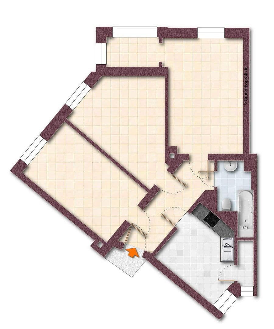 3 bedroom flat to rent, 71 m², Nöthnitzer Straße 36, Dresden, Saxony 3 bedroom flat to rent, 71 m², Nöthnitzer Straße 36, Dresden, Saxony