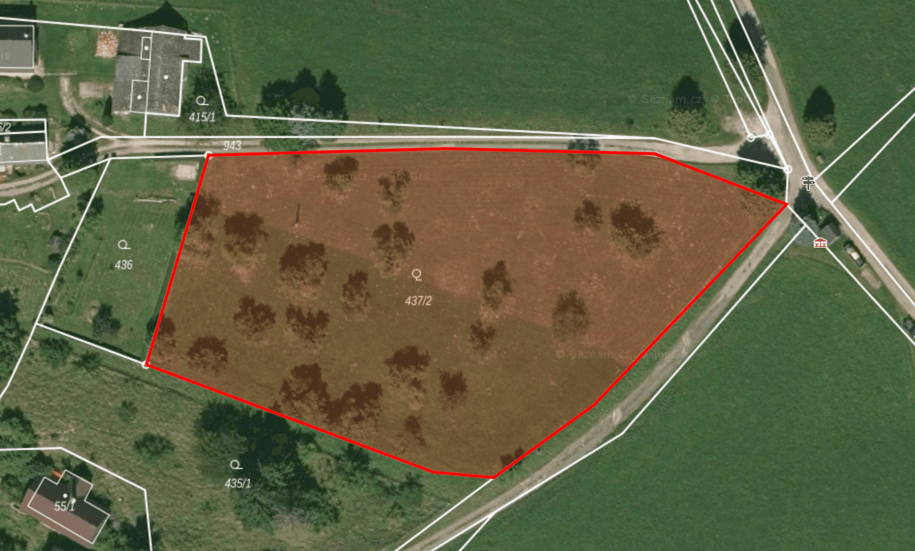 plot for sale, 5,276 m², Šárovcova Lhota, Královéhradecký Region plot for sale, 5,276 m², Šárovcova Lhota, Královéhradecký Region