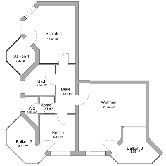 2 bedroom flat for sale, 81 m², Kaiserstr. 9, Bad Oeynhausen, North Rhine-Westphalia 2 bedroom flat for sale, 81 m², Kaiserstr. 9, Bad Oeynhausen, North Rhine-Westphalia