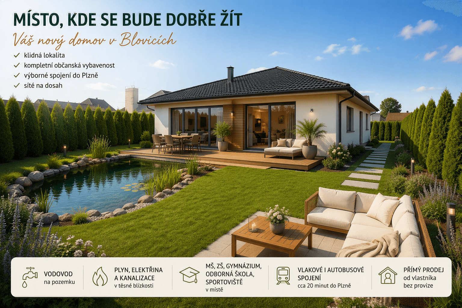 plot for sale, 441 m², Blovice, Plzeňský Region plot for sale, 441 m², Blovice, Plzeňský Region