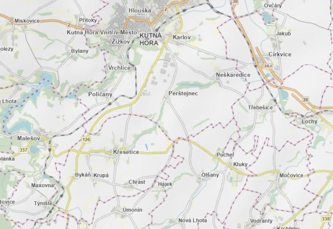 plot for sale, 633 m², Křesetice, Středočeský Region plot for sale, 633 m², Křesetice, Středočeský Region