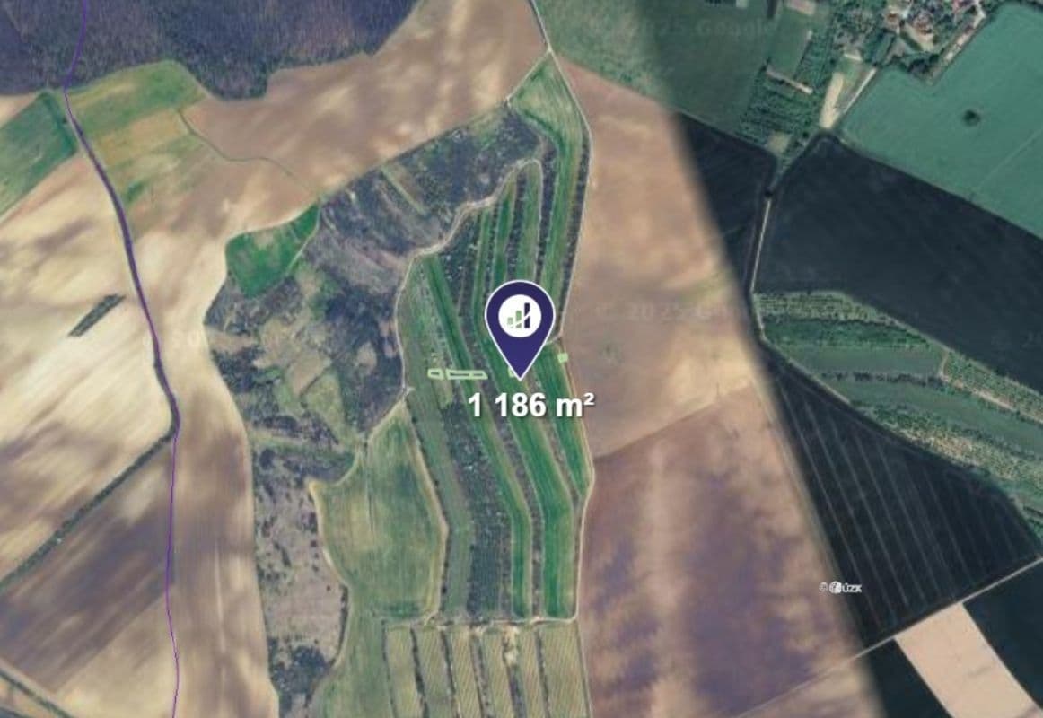 plot for sale, 1,186 m², Dambořice, Jihomoravský Region plot for sale, 1,186 m², Dambořice, Jihomoravský Region