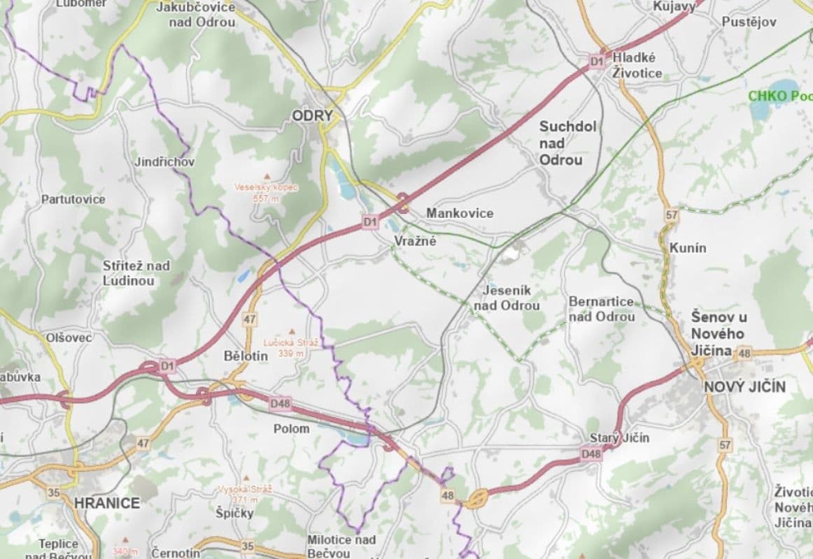 plot for sale, 10,015 m², Bělotín, Olomoucký Region plot for sale, 10,015 m², Bělotín, Olomoucký Region