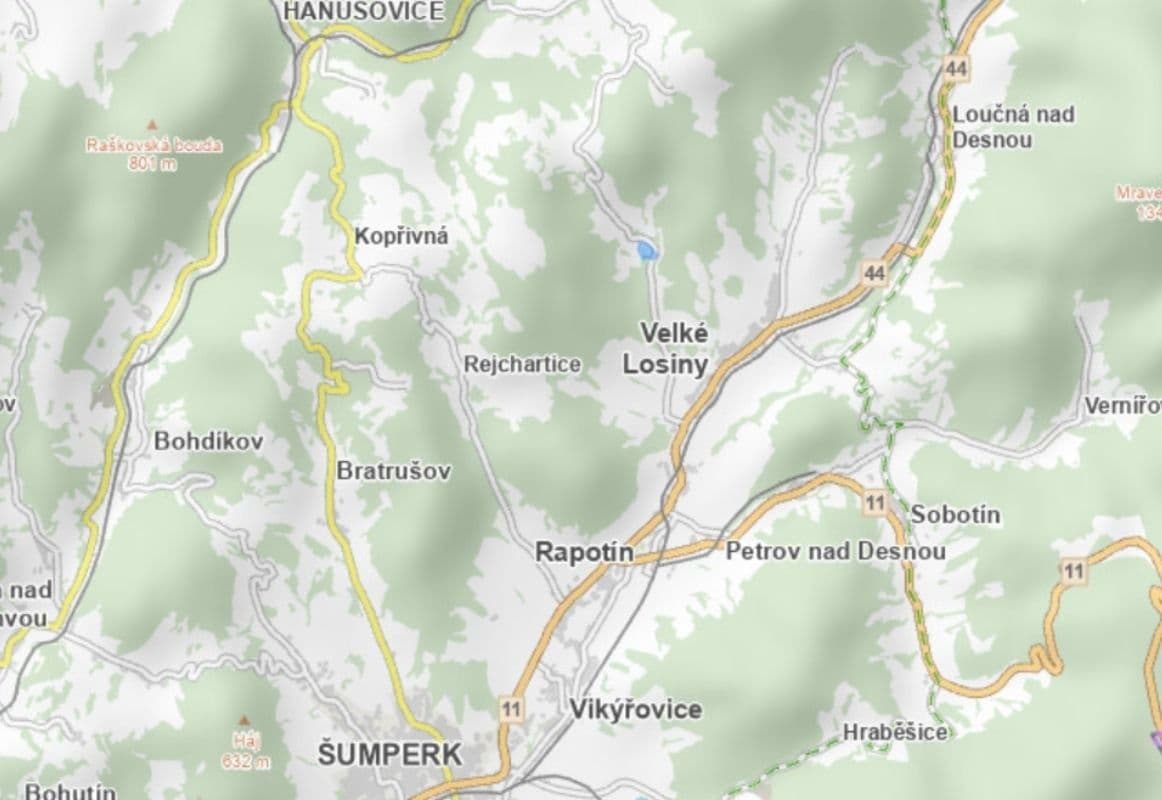 plot for sale, 18,929 m², Velké Losiny, Olomoucký Region plot for sale, 18,929 m², Velké Losiny, Olomoucký Region