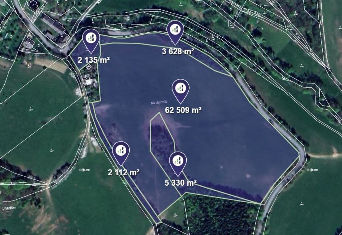 plot for sale, 18,929 m², Velké Losiny, Olomoucký Region plot for sale, 18,929 m², Velké Losiny, Olomoucký Region