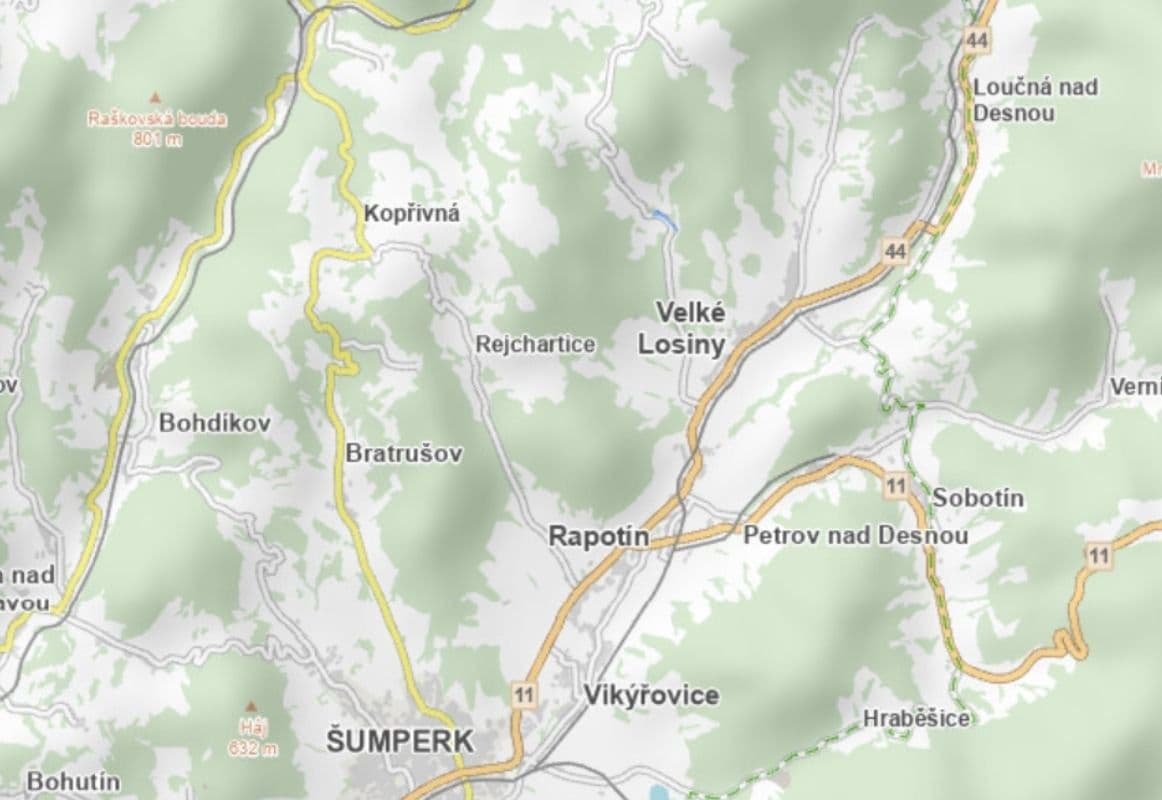 plot for sale, 6,555 m², Velké Losiny, Olomoucký Region plot for sale, 6,555 m², Velké Losiny, Olomoucký Region