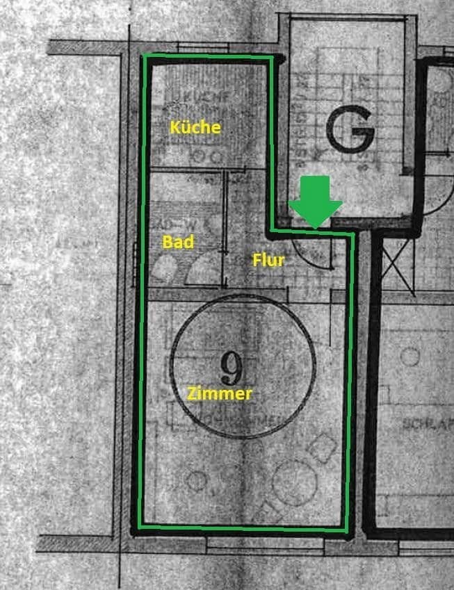 1 bedroom flat to rent, 39 m², Pirckheimerstraße 93, Nürnberg, Bavaria 1 bedroom flat to rent, 39 m², Pirckheimerstraße 93, Nürnberg, Bavaria