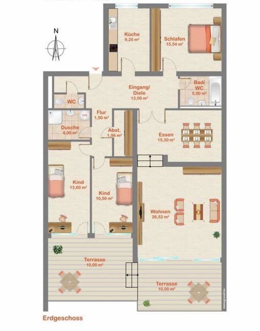 4 bedroom flat for sale, 137 m², Am See, Haar, Bavaria 4 bedroom flat for sale, 137 m², Am See, Haar, Bavaria