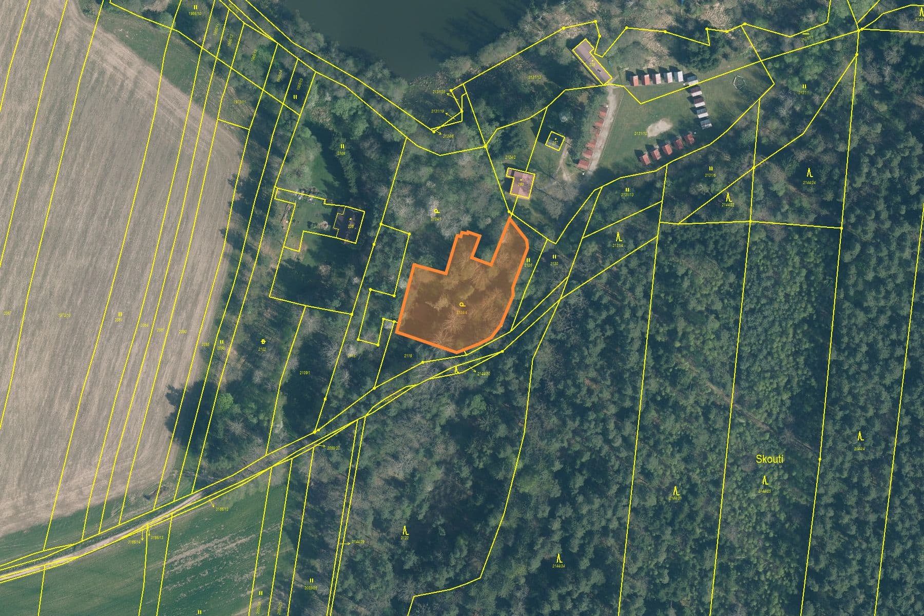 plot for sale, 2,304 m², Olešnice, Jihočeský Region plot for sale, 2,304 m², Olešnice, Jihočeský Region