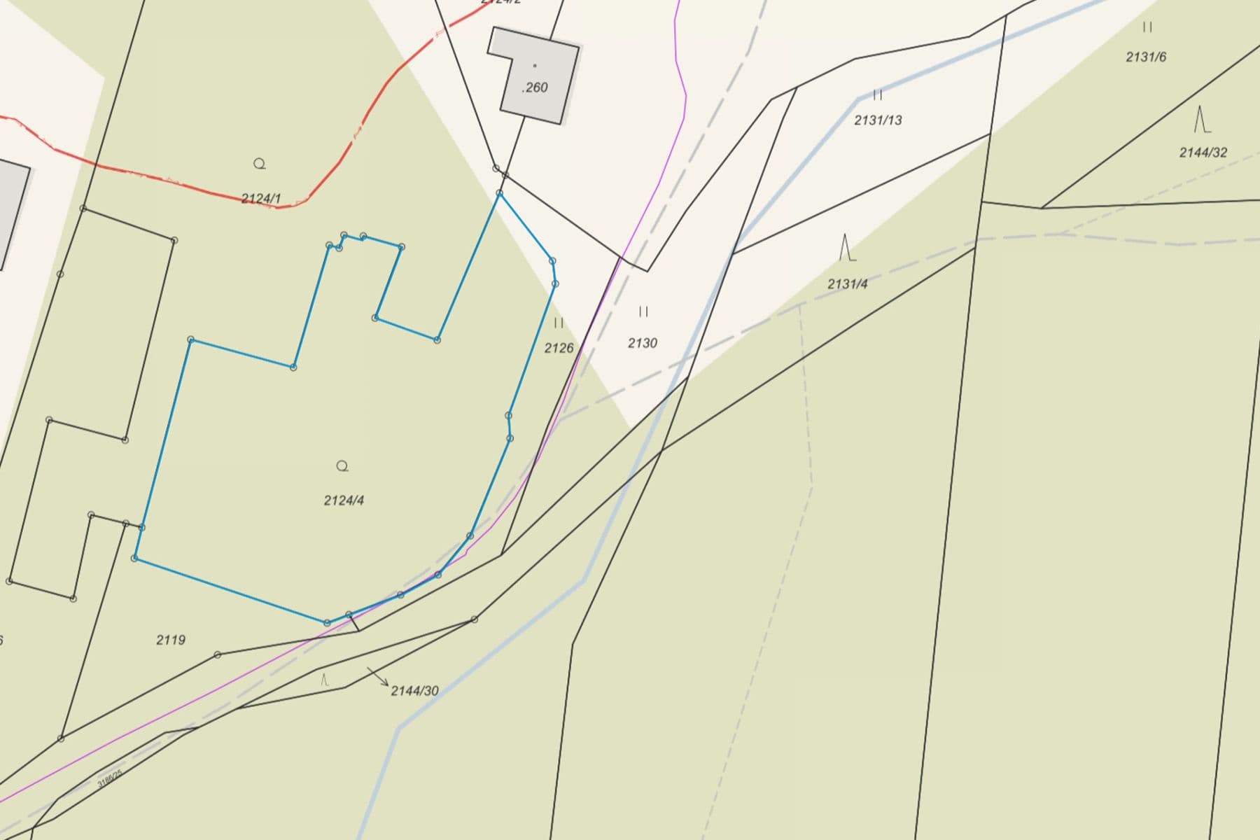 plot for sale, 2,304 m², Olešnice, Jihočeský Region plot for sale, 2,304 m², Olešnice, Jihočeský Region