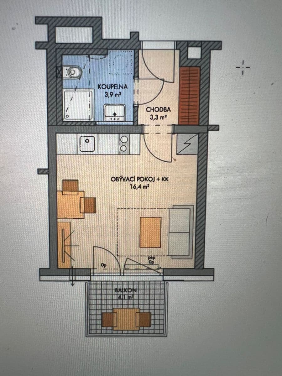 Studio flat to rent, 25 m², Nádražní, Kralupy nad Vltavou, Středočeský Region Studio flat to rent, 25 m², Nádražní, Kralupy nad Vltavou, Středočeský Region