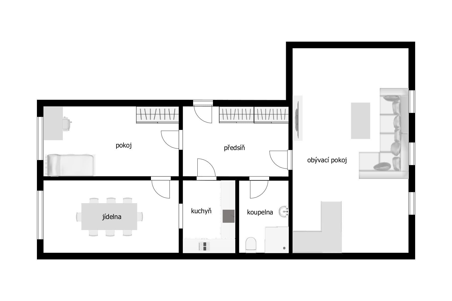 4 bedroom with open-plan kitchen flat for sale, 201 m², Šlikova, Prague, Prague 4 bedroom with open-plan kitchen flat for sale, 201 m², Šlikova, Prague, Prague