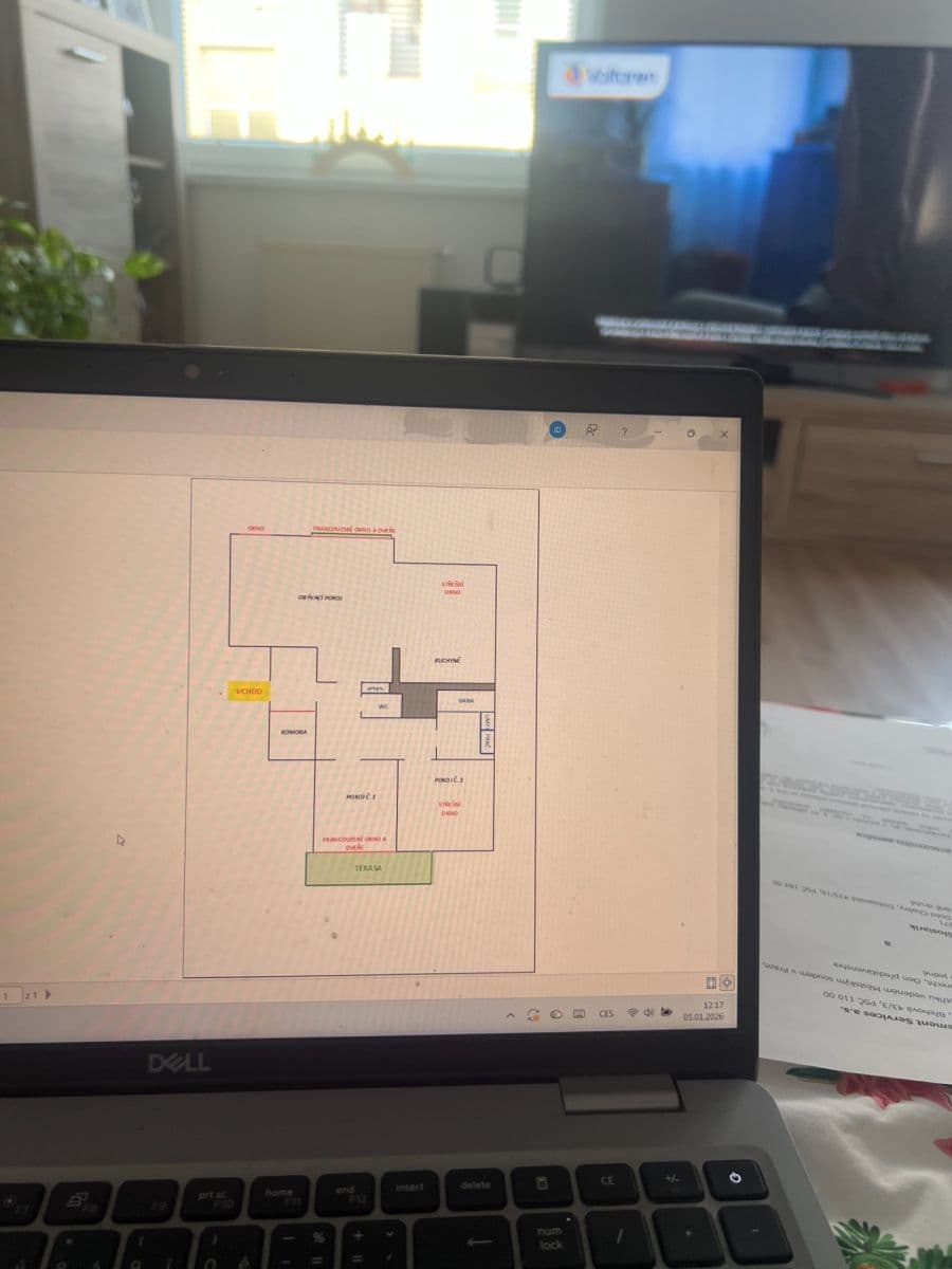 3 bedroom flat to rent, 95 m², Na Neklance, Prague, Prague 3 bedroom flat to rent, 95 m², Na Neklance, Prague, Prague