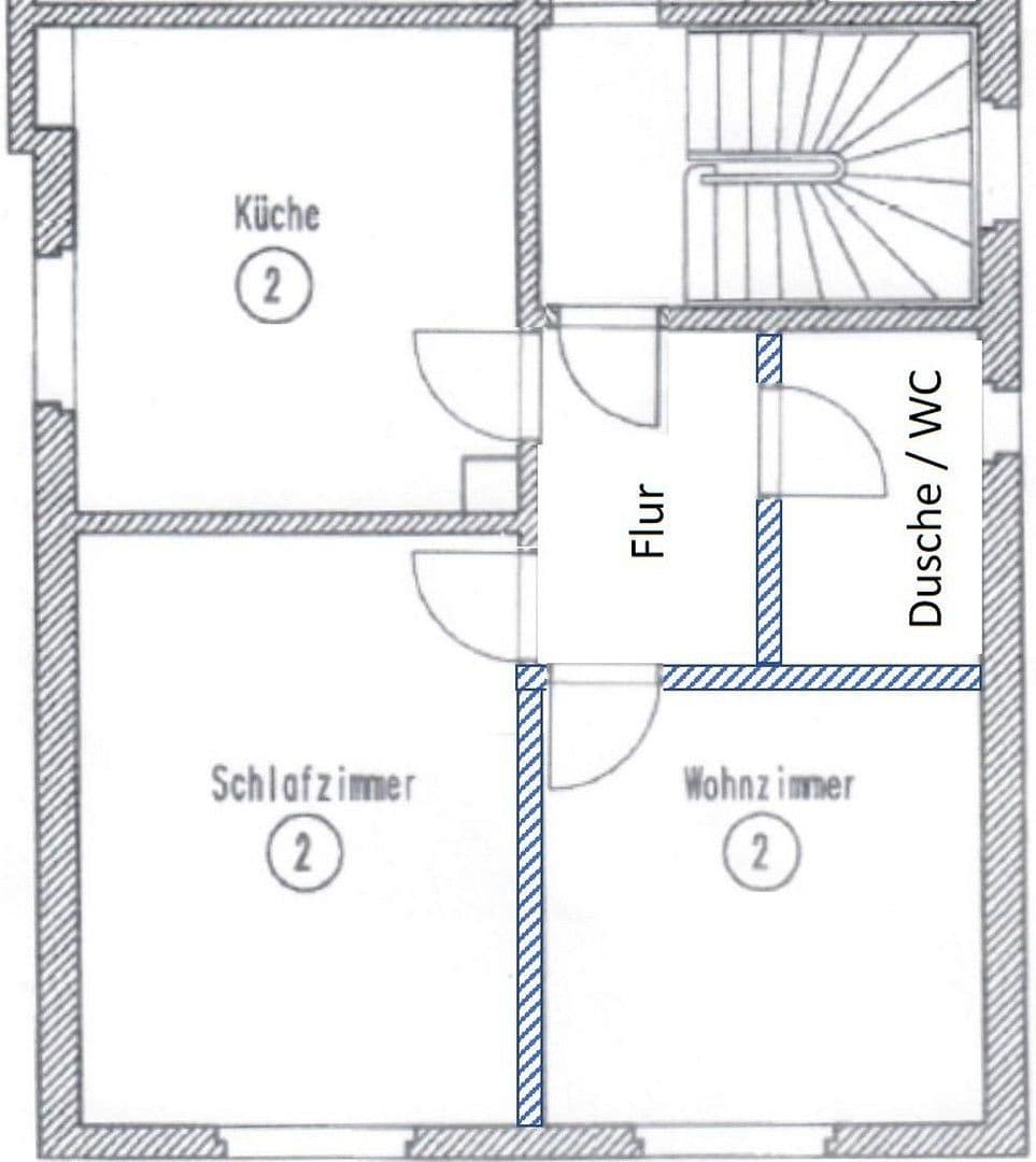 2 bedroom flat to rent, 55 m², Fasanenstraße 18, Mannheim, Baden-Württemberg 2 bedroom flat to rent, 55 m², Fasanenstraße 18, Mannheim, Baden-Württemberg