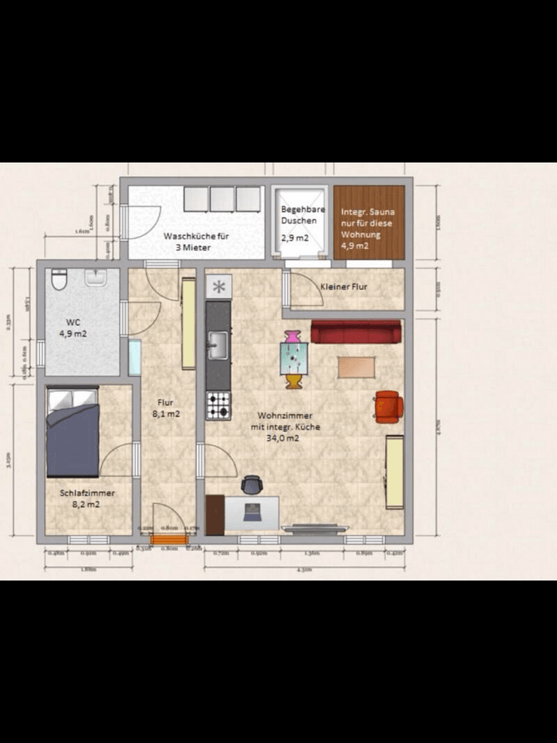 2 bedroom flat to rent, 65 m², Weinheim, Baden-Württemberg 2 bedroom flat to rent, 65 m², Weinheim, Baden-Württemberg
