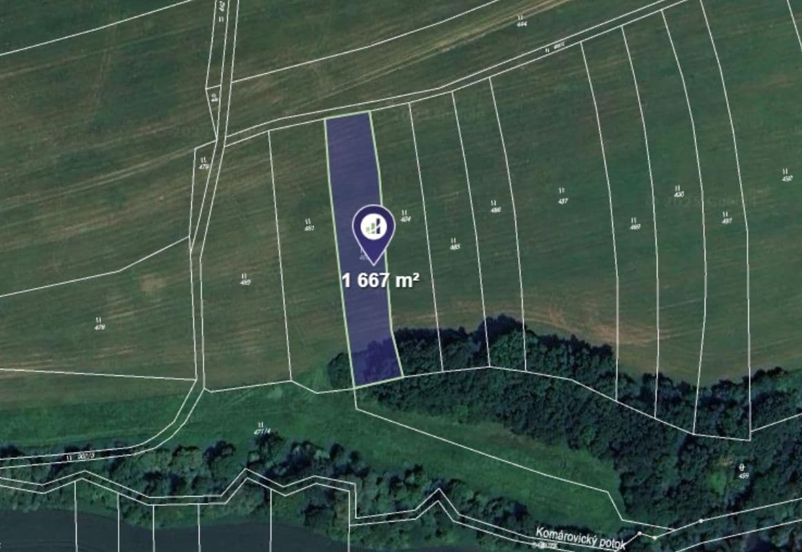 plot for sale, 1,667 m², Kelč, Zlínský Region plot for sale, 1,667 m², Kelč, Zlínský Region