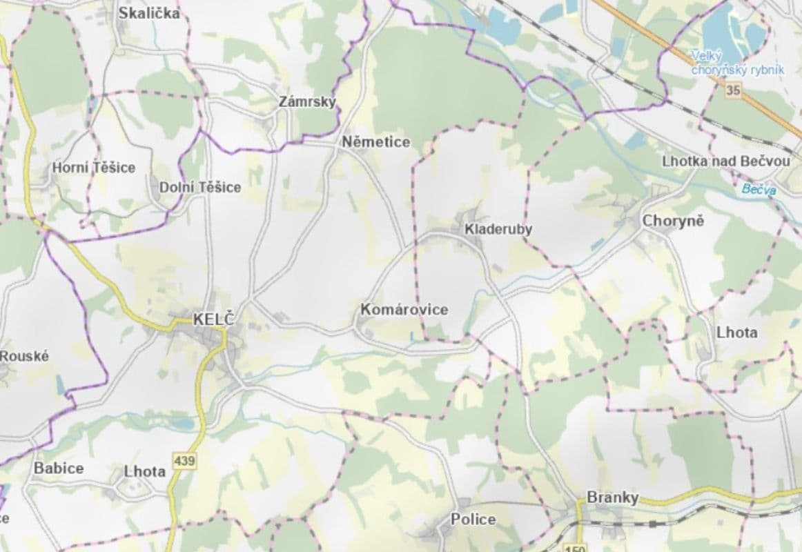 plot for sale, 1,667 m², Kelč, Zlínský Region plot for sale, 1,667 m², Kelč, Zlínský Region