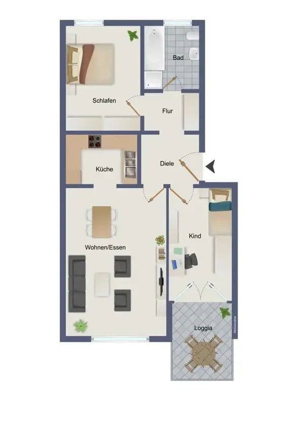 3 bedroom flat for sale, 73 m², Lena-Christ-Str. 16A, Ingolstadt, Bavaria 3 bedroom flat for sale, 73 m², Lena-Christ-Str. 16A, Ingolstadt, Bavaria