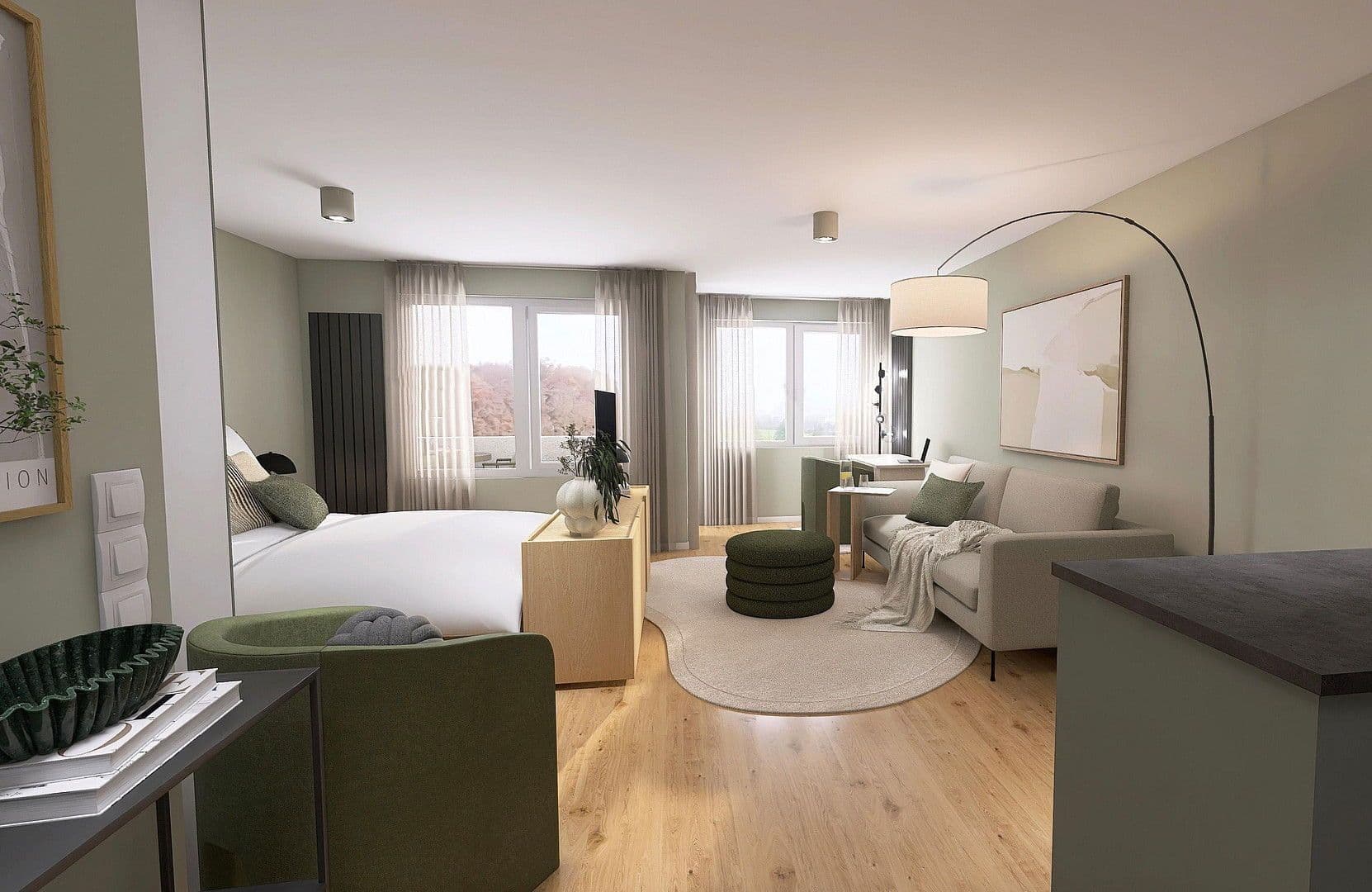 Studio flat to rent, 48 m², Herdweg 94G, Stuttgart, Baden-Württemberg Studio flat to rent, 48 m², Herdweg 94G, Stuttgart, Baden-Württemberg