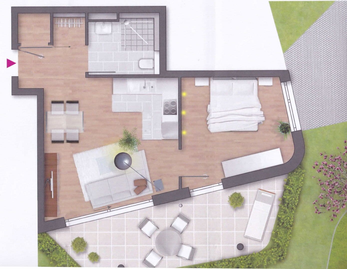 2 bedroom flat to rent, 58 m², Stuttgart-Möhringen, Baden-Württemberg 2 bedroom flat to rent, 58 m², Stuttgart-Möhringen, Baden-Württemberg