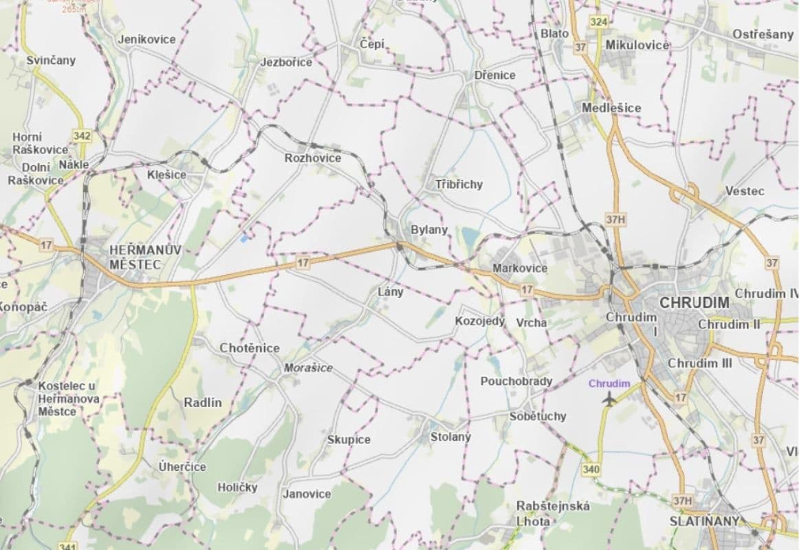 plot for sale, 1,228 m², Heřmanův Městec, Pardubický Region plot for sale, 1,228 m², Heřmanův Městec, Pardubický Region