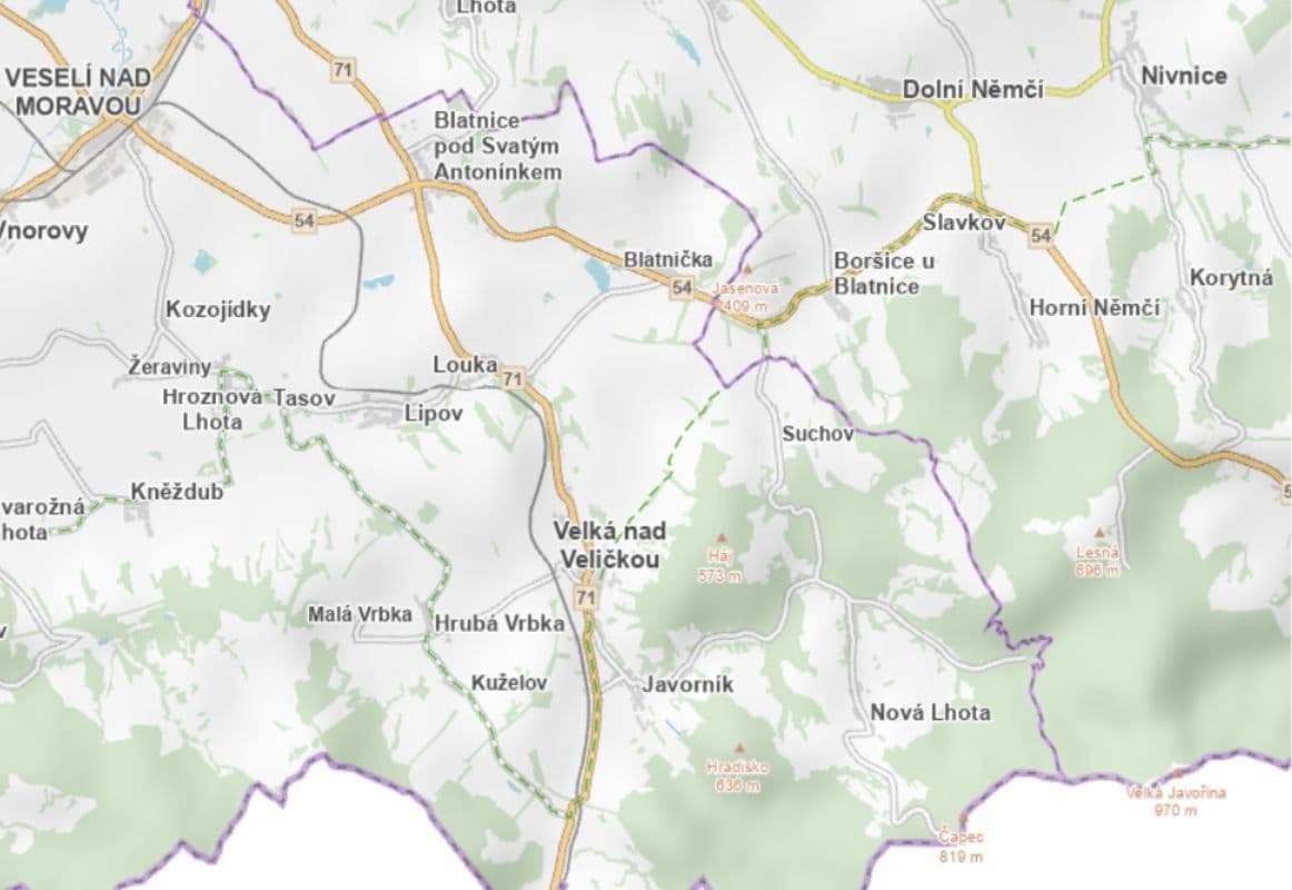 plot for sale, 2,630 m², Javorník, Jihomoravský Region plot for sale, 2,630 m², Javorník, Jihomoravský Region