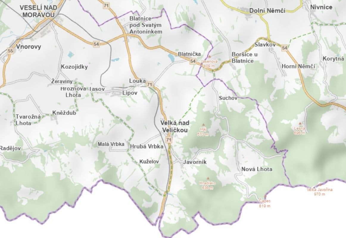 plot for sale, 5,190 m², Javorník, Jihomoravský Region plot for sale, 5,190 m², Javorník, Jihomoravský Region