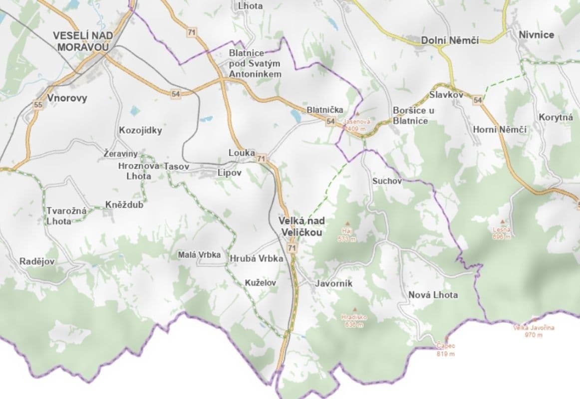 plot for sale, 3,354 m², Javorník, Jihomoravský Region plot for sale, 3,354 m², Javorník, Jihomoravský Region