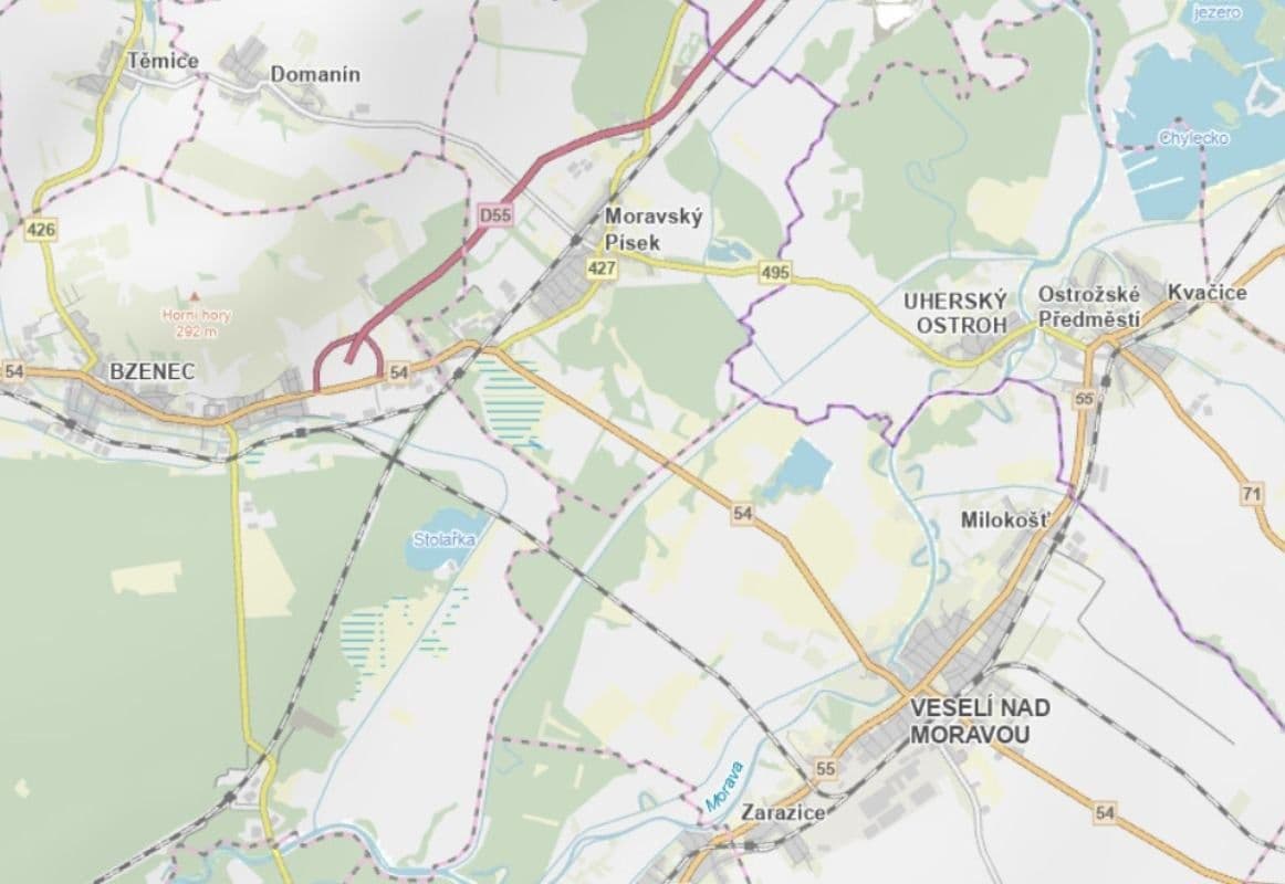 plot for sale, 2,689 m², Moravský Písek, Jihomoravský Region plot for sale, 2,689 m², Moravský Písek, Jihomoravský Region