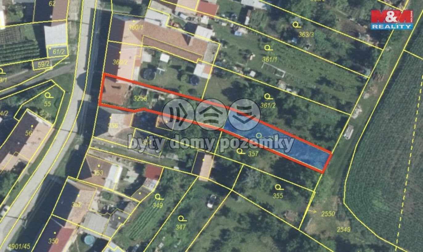 plot for sale, 506 m², Zadní, Pouzdřany, Jihomoravský Region plot for sale, 506 m², Zadní, Pouzdřany, Jihomoravský Region