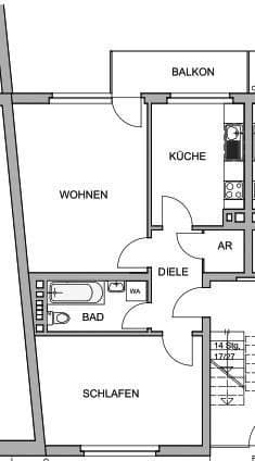 2 bedroom flat to rent, 53 m², Dellwiger Str. 31, Essen, North Rhine-Westphalia 2 bedroom flat to rent, 53 m², Dellwiger Str. 31, Essen, North Rhine-Westphalia