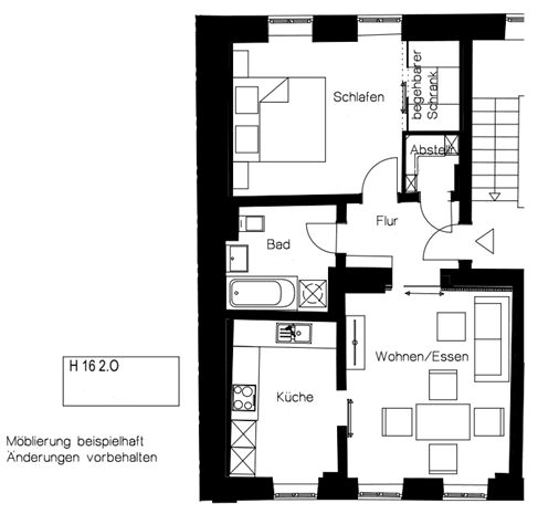 1 bedroom with open-plan kitchen flat to rent, 50 m², München, Bavaria 1 bedroom with open-plan kitchen flat to rent, 50 m², München, Bavaria