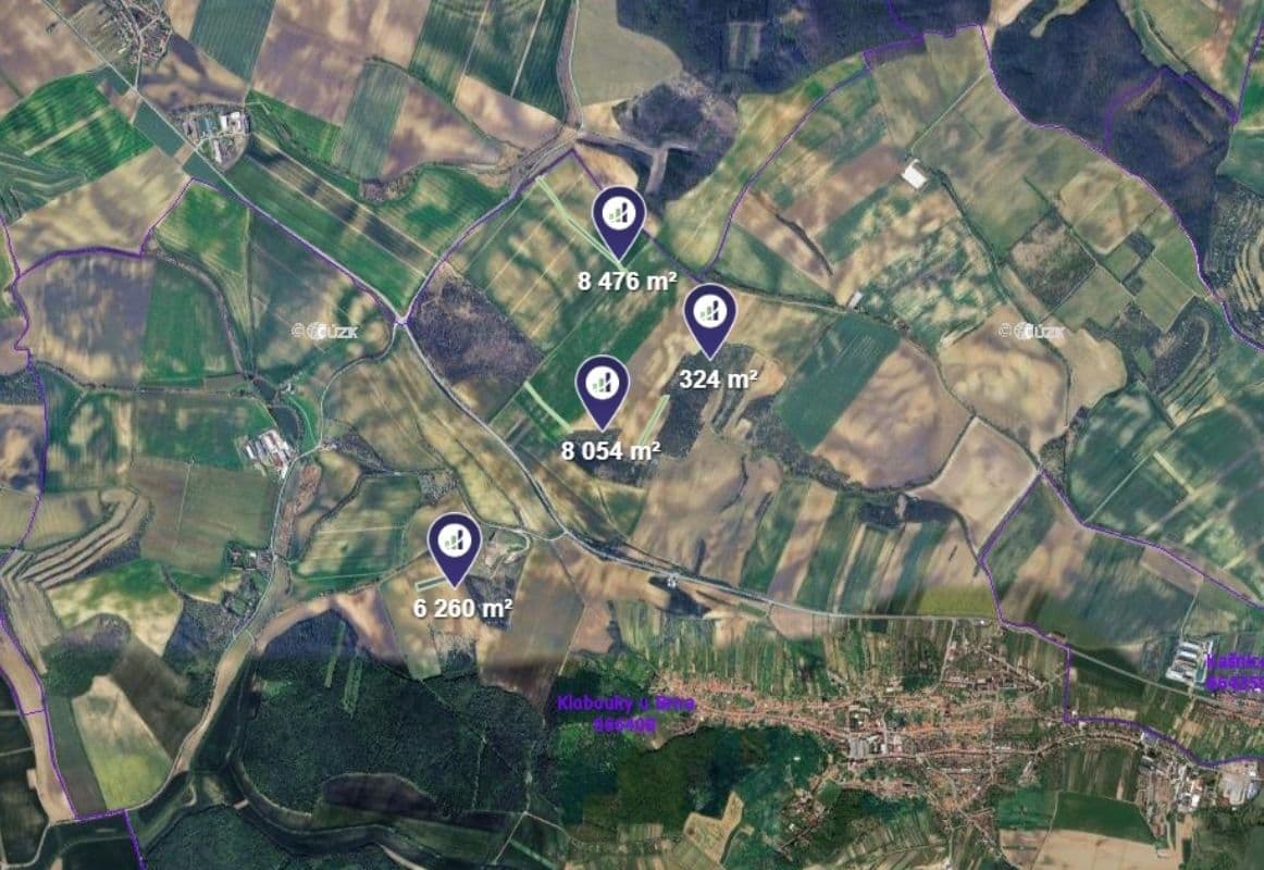 plot for sale, 23,114 m², Klobouky u Brna, Jihomoravský Region plot for sale, 23,114 m², Klobouky u Brna, Jihomoravský Region