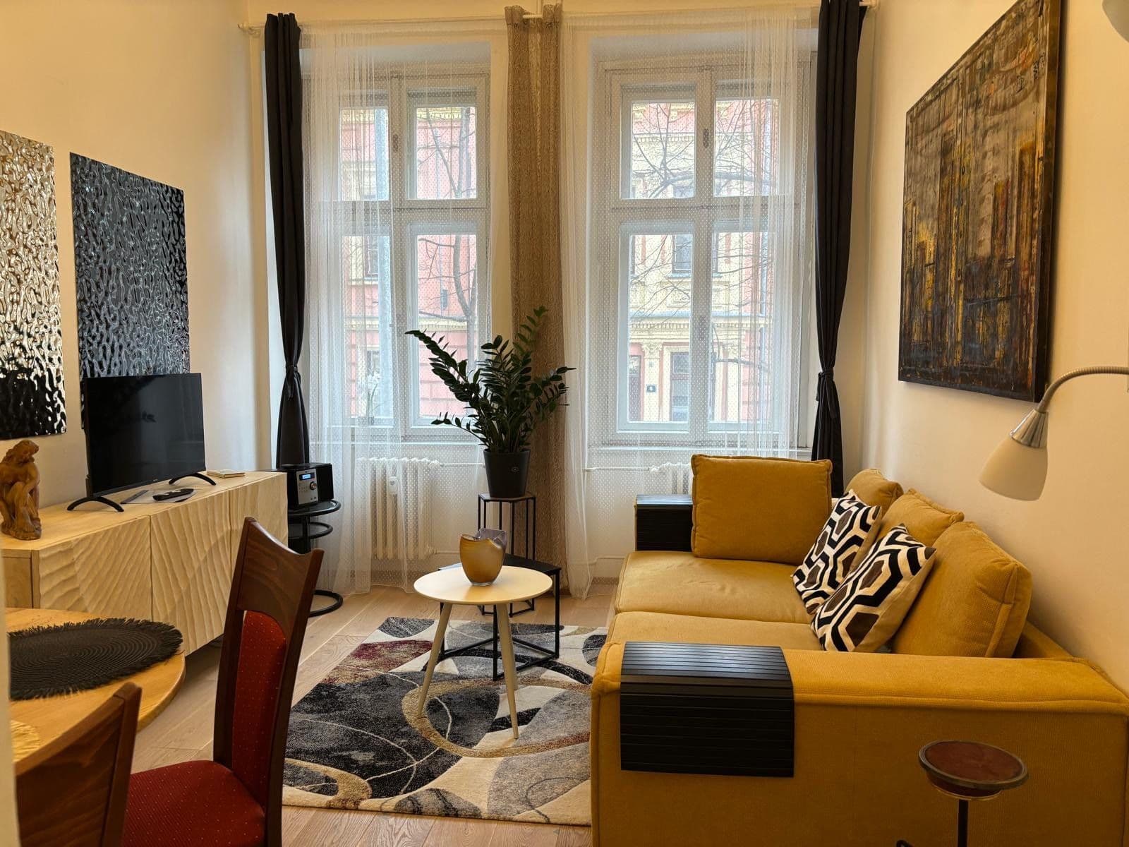 flat to rent, 45 m², Šafaříkova, Prague, Prague flat to rent, 45 m², Šafaříkova, Prague, Prague