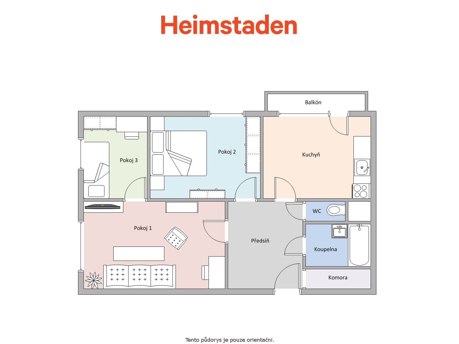 3 bedroom flat to rent, 66 m², Osvobození, Orlová, Moravskoslezský Region 3 bedroom flat to rent, 66 m², Osvobození, Orlová, Moravskoslezský Region