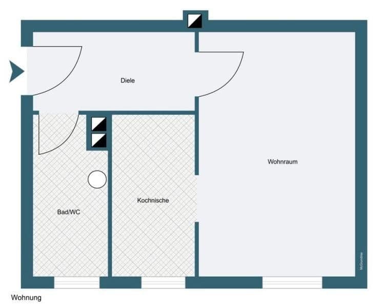 1 bedroom flat to rent, 29 m², Von-Parseval-Str. 1, Augsburg, Bavaria 1 bedroom flat to rent, 29 m², Von-Parseval-Str. 1, Augsburg, Bavaria