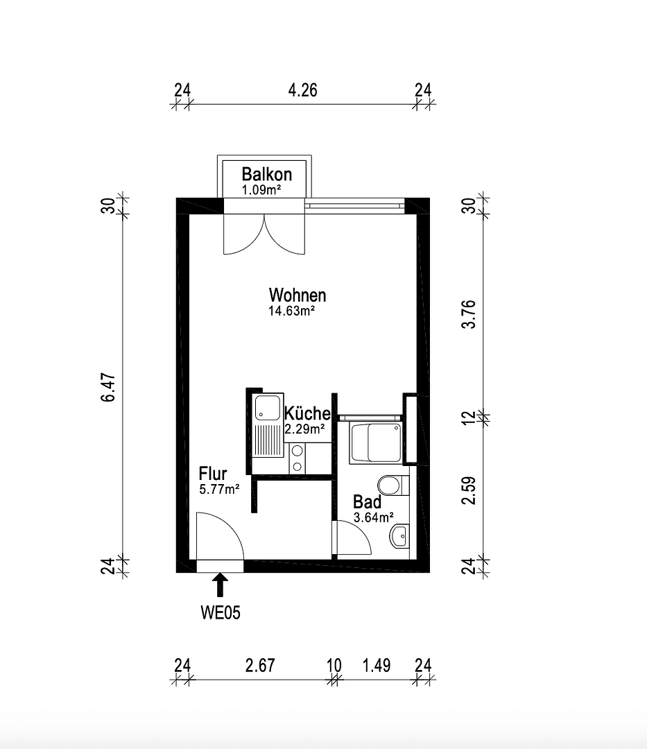 1 bedroom flat to rent, 28 m², Mariannenplatz 21, Berlin, Berlin 1 bedroom flat to rent, 28 m², Mariannenplatz 21, Berlin, Berlin