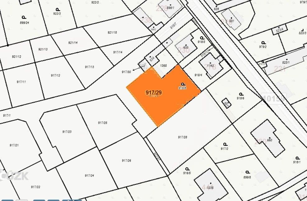 plot for sale, 1,069 m², Záryby, Středočeský Region plot for sale, 1,069 m², Záryby, Středočeský Region