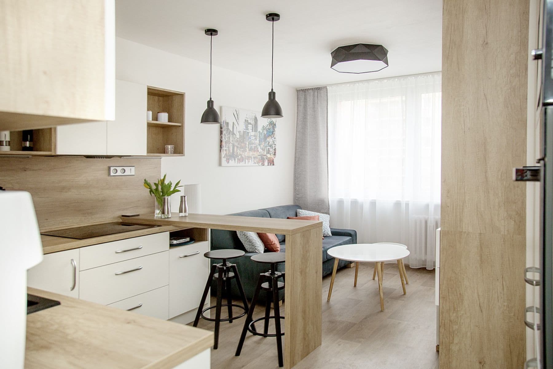 1 bedroom with open-plan kitchen flat to rent, 39 m², Bryksova, Prague, Prague 1 bedroom with open-plan kitchen flat to rent, 39 m², Bryksova, Prague, Prague