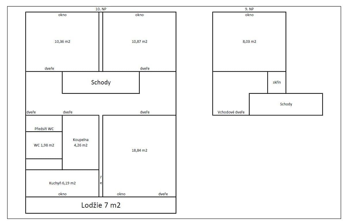 4 bedroom flat for sale, 78 m², Hurbanova, Prague, Prague 4 bedroom flat for sale, 78 m², Hurbanova, Prague, Prague