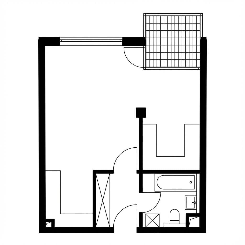 Studio flat for sale, 51 m², Berlin Tempelhof-Schöneberg, Berlin Studio flat for sale, 51 m², Berlin Tempelhof-Schöneberg, Berlin
