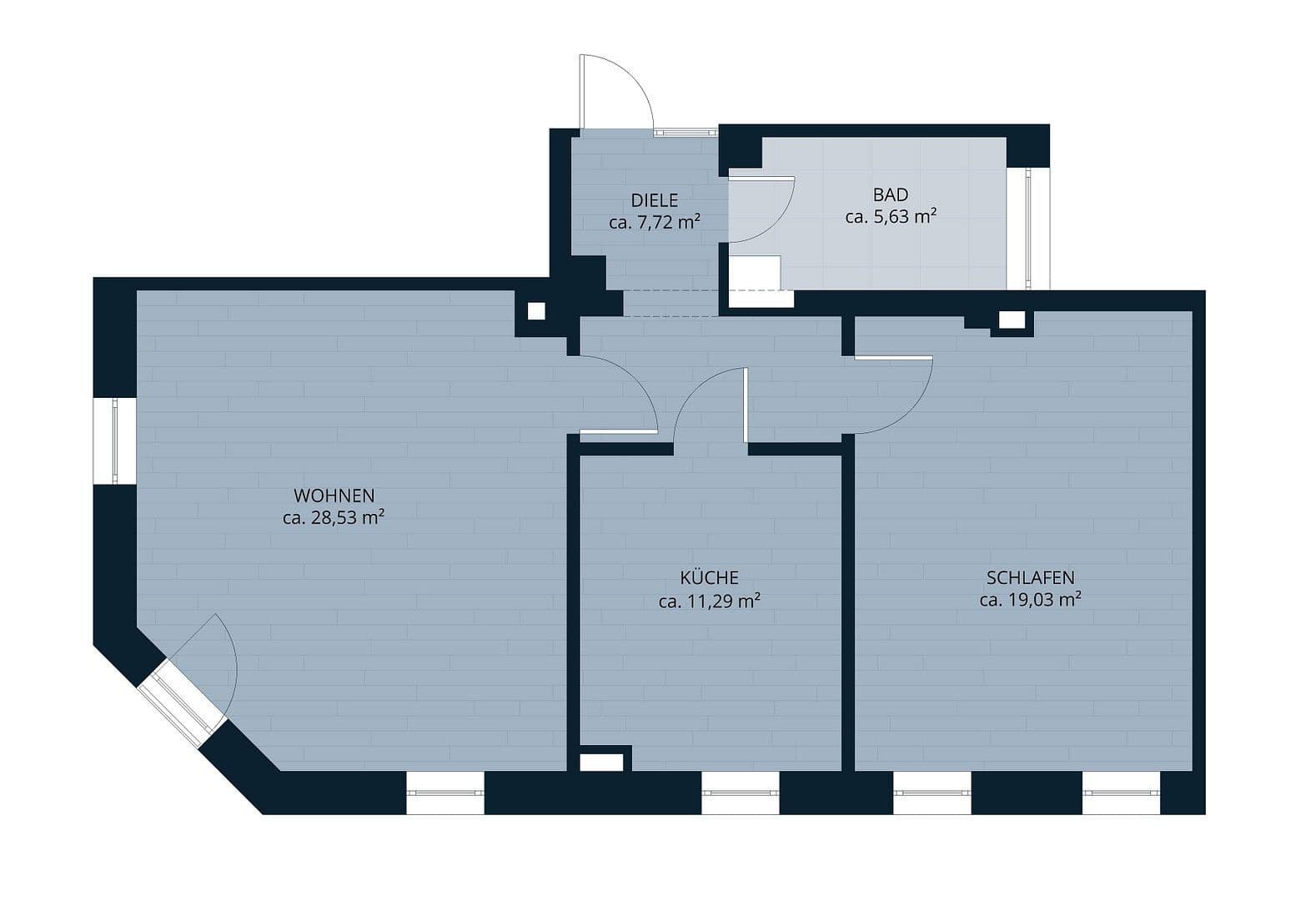 2 bedroom flat for sale, 72 m², Chemnitz, Saxony 2 bedroom flat for sale, 72 m², Chemnitz, Saxony