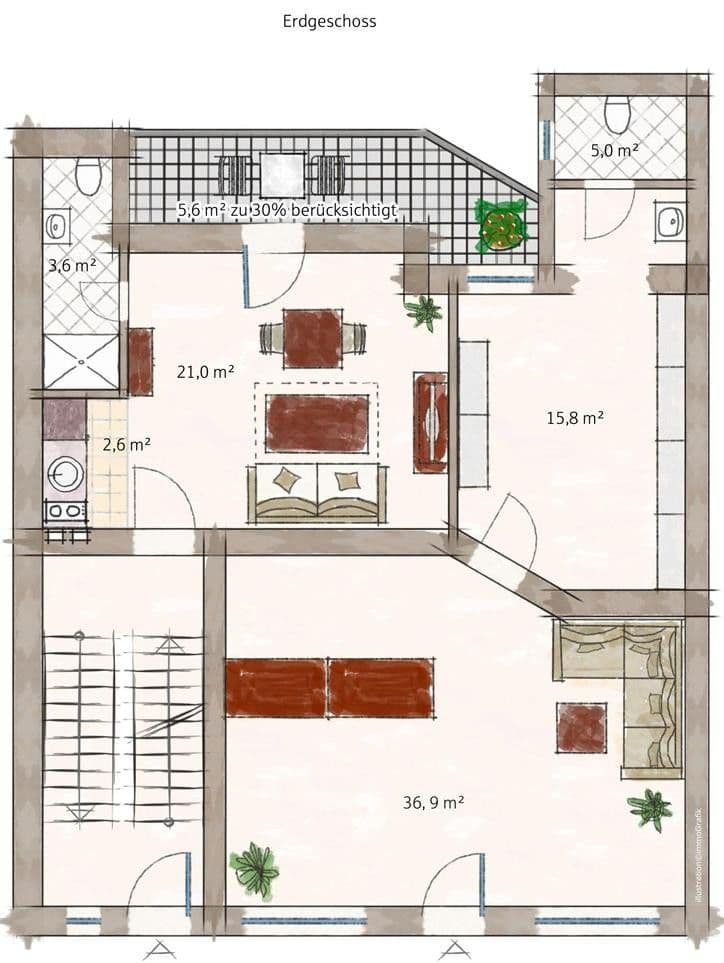 house for sale, 328 m², Essen Frohnhausen, North Rhine-Westphalia house for sale, 328 m², Essen Frohnhausen, North Rhine-Westphalia