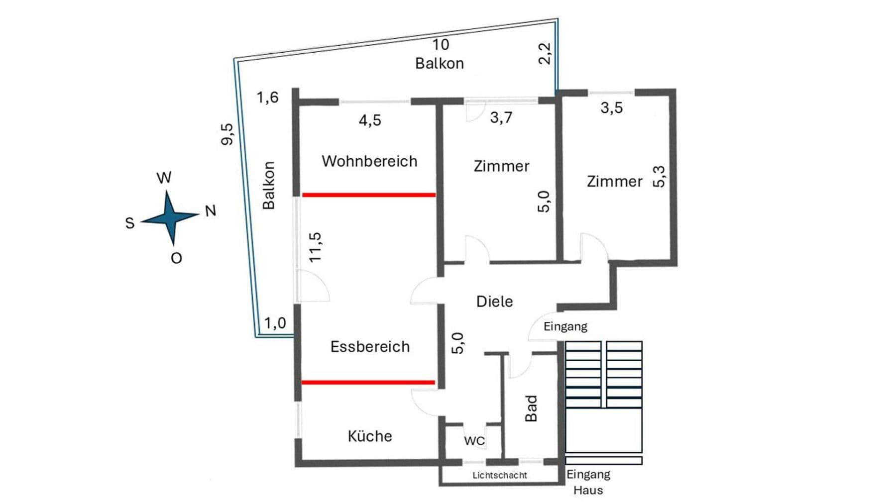 2 bedroom with open-plan kitchen flat for sale, 116 m², Waldenbuch, Baden-Württemberg 2 bedroom with open-plan kitchen flat for sale, 116 m², Waldenbuch, Baden-Württemberg