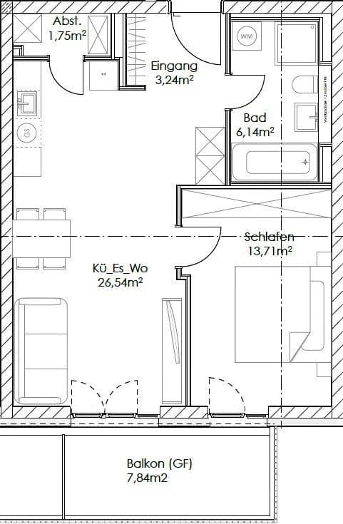 2 bedroom flat to rent, 56 m², Nordring 146, Nürnberg, Bavaria 2 bedroom flat to rent, 56 m², Nordring 146, Nürnberg, Bavaria