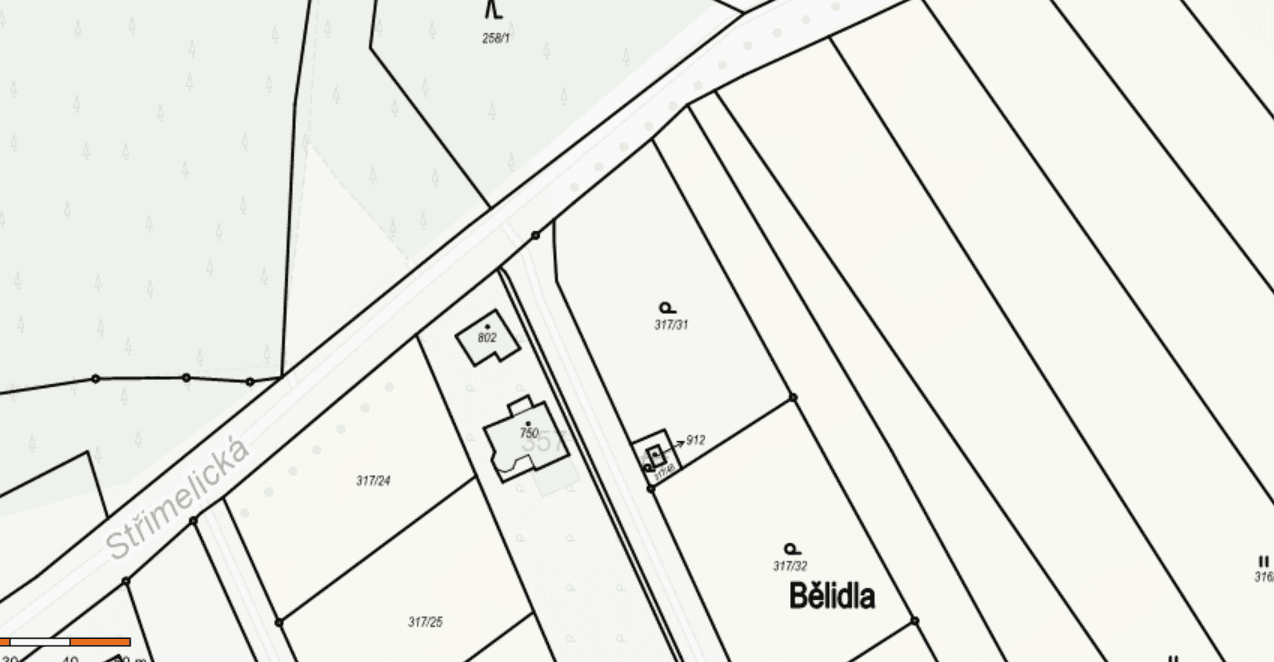 plot for sale, 1,255 m², Kolmá, Ondřejov, Středočeský Region plot for sale, 1,255 m², Kolmá, Ondřejov, Středočeský Region