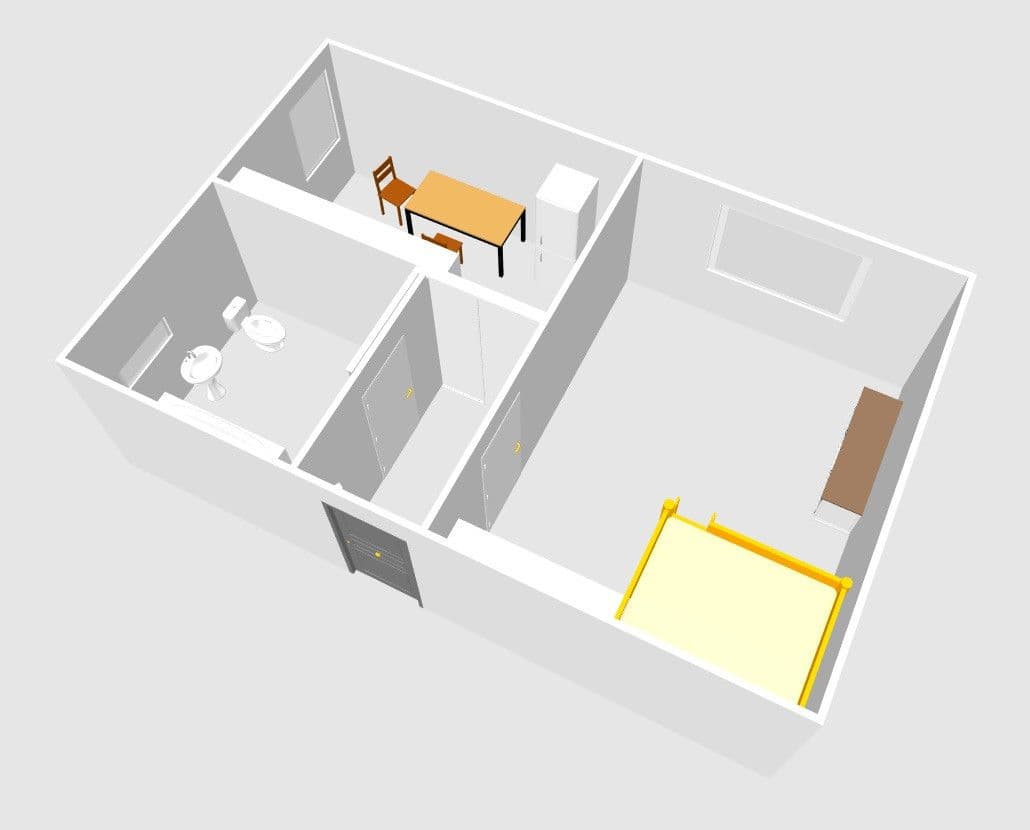 1 bedroom flat to rent, 44 m², Helsinská, Kladno, Středočeský Region 1 bedroom flat to rent, 44 m², Helsinská, Kladno, Středočeský Region