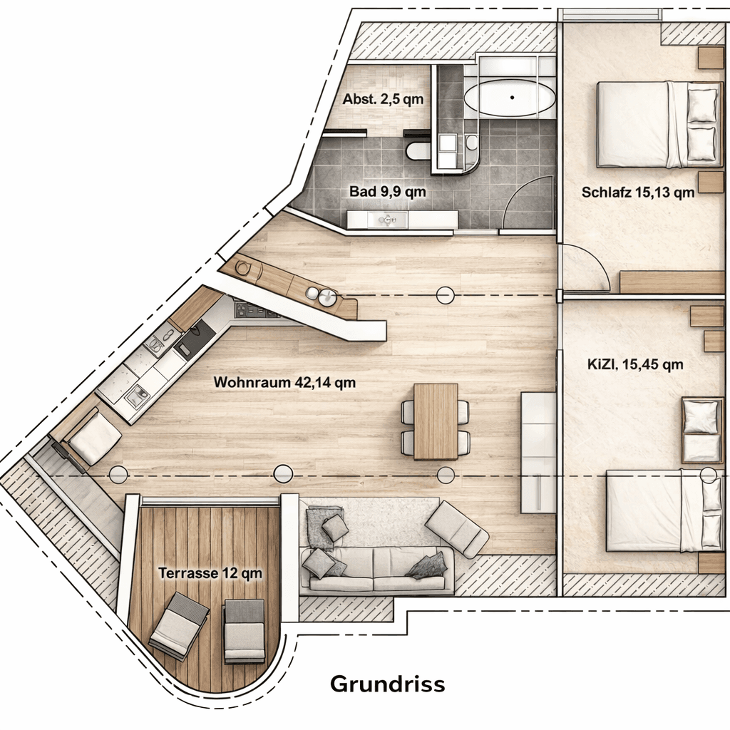 2 bedroom flat to rent, 74 m², Berlin, Berlin 2 bedroom flat to rent, 74 m², Berlin, Berlin