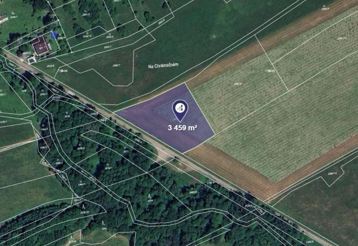 plot for sale, 3,459 m², Bratřejov, Zlínský Region plot for sale, 3,459 m², Bratřejov, Zlínský Region